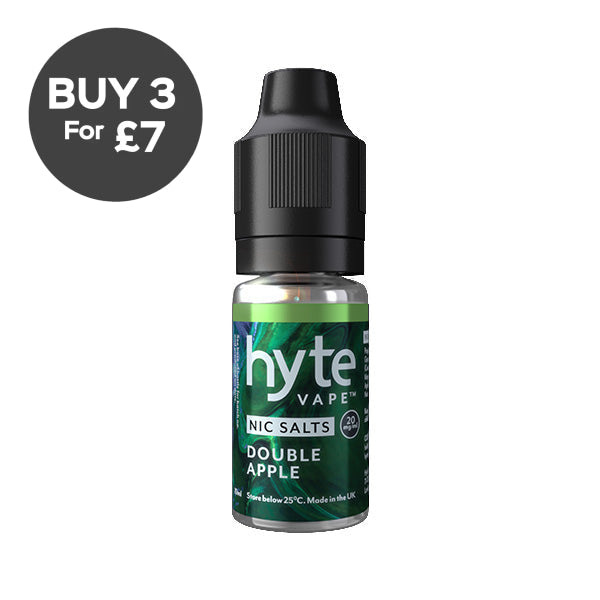 20mg Hyte Vape 10ml Nic Salts (50VG/50PG) Double Apple Vaping Products