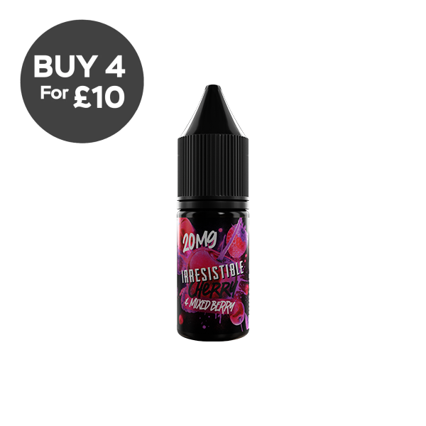 20mg Irresistible 10ml Nic Salt (50VG/50PG) Vaping Products