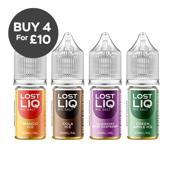 20mg Lost Liq Nic Salts (50VG/50PG) Vaping Products