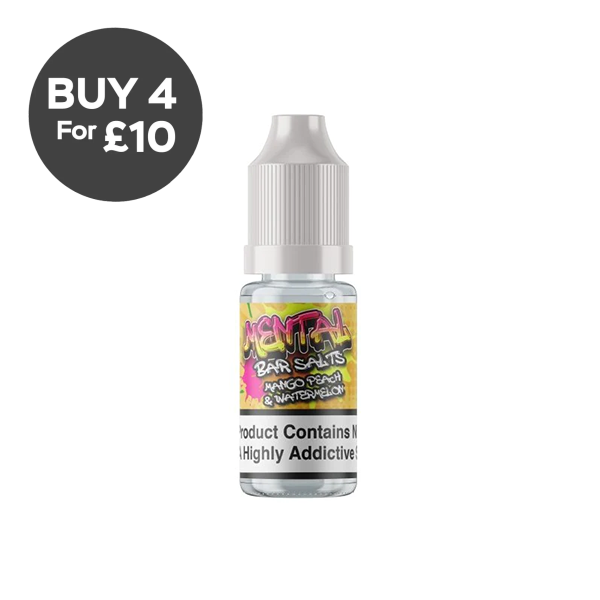 20mg Mental Bar Salts By Signature Vapours 10ml Nic Salt (50VG/50PG) (BUY 1 GET 1 FREE) Vaping Products