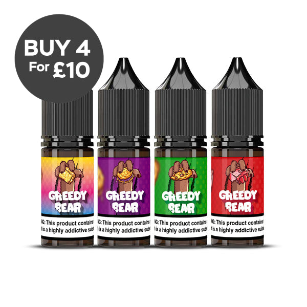 20MG Nic Salts by Greedy Bear (50VG/50PG) Loaded Lemon Vaping Products