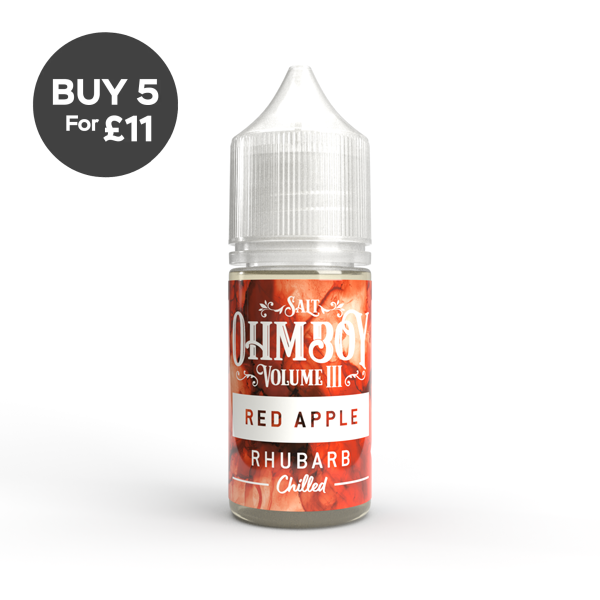 20mg Ohm Boy Volume III 10ml Nic Salt (50VG/50PG) Watermelon Rhubarb Chilled Vaping Products