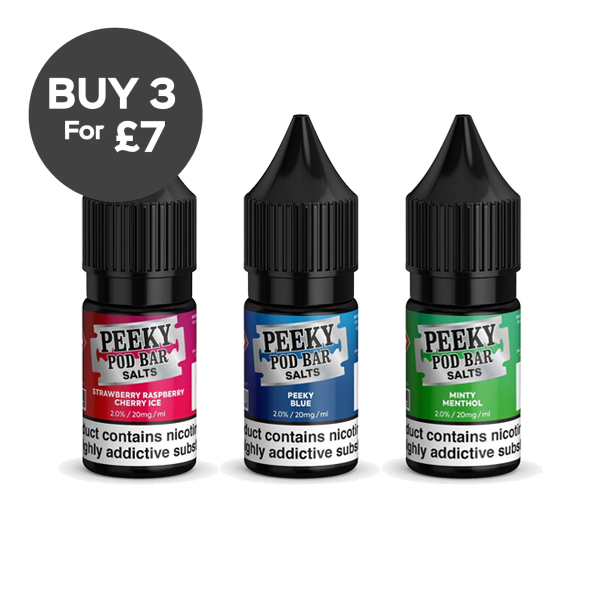 20mg Peeky Blenders Pod Bar 10ml Bar Salts (50VG/50PG) Minty Menthol Vaping Products