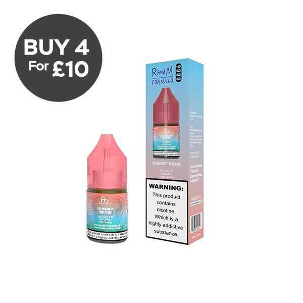 20mg RandM 9000 Tornado Nic Salts (50VG/50PG) Vaping Products