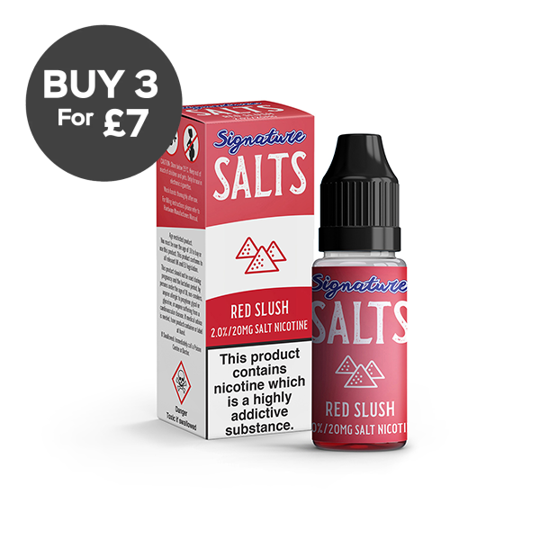 20mg Signature Salts By Signature Vapours 10ml Nic Salt (50VG/50PG) (BUY 1 GET 1 FREE) Red Slush Vaping Products