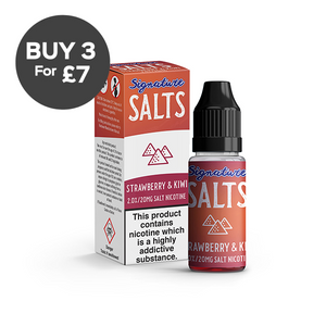 20mg Signature Salts By Signature Vapours 10ml Nic Salt (50VG/50PG) (BUY 1 GET 1 FREE) Strawberry Kiwi Vaping Products