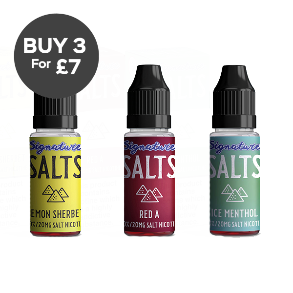 20mg Signature Salts By Signature Vapours 10ml Nic Salt (50VG/50PG) (BUY 1 GET 1 FREE) Vaping Products