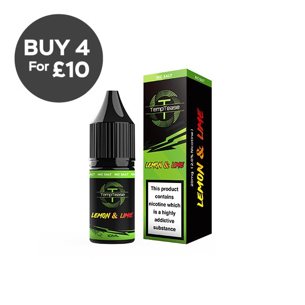 20mg TempTease 10ml Nic Salts (50VG/50PG) Vaping Products