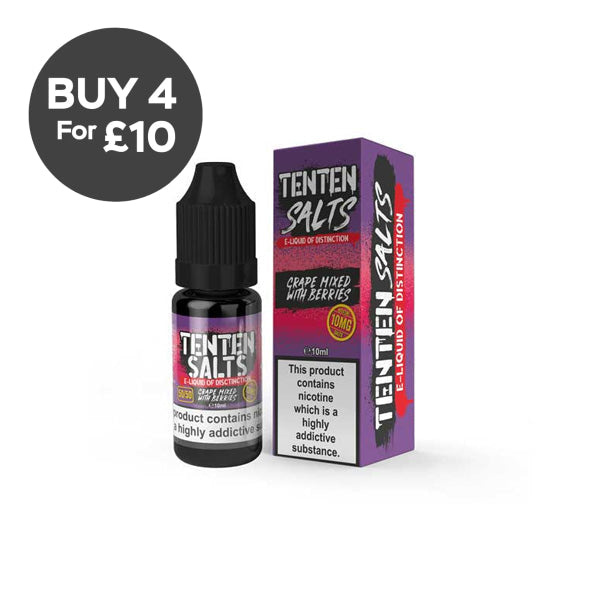 20mg TenTen 10ml Nic Salts (50VG/50PG) Vaping Products