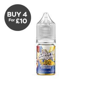 20mg The Custard Company Flavoured Nic Salt 10ml (50VG/50PG) Blueberry Custard Vaping Products