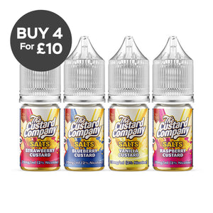 20mg The Custard Company Flavoured Nic Salt 10ml (50VG/50PG) Vaping Products