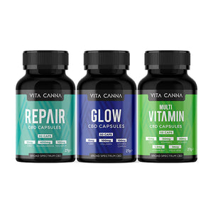 Vita Canna 500mg CBD Broad Spectrum Functional CBD Vegan Capsules 50caps