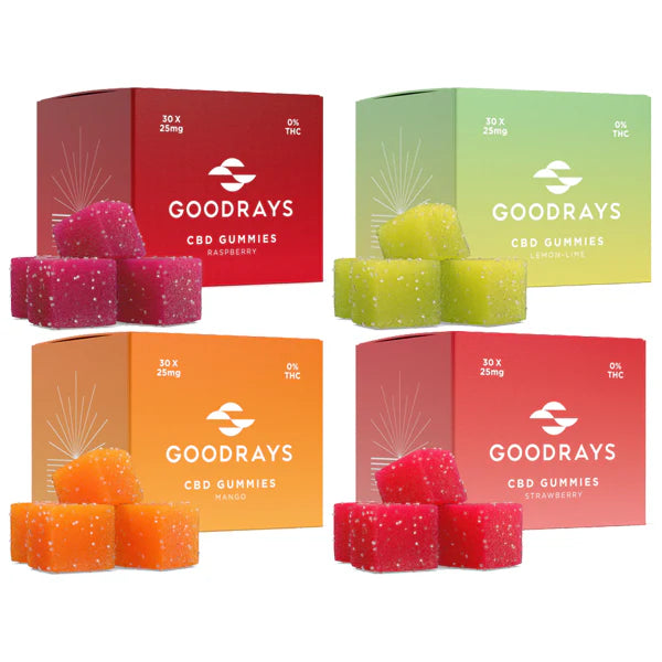 Goodrays 750mg CBD CBD Gummies 30pieces