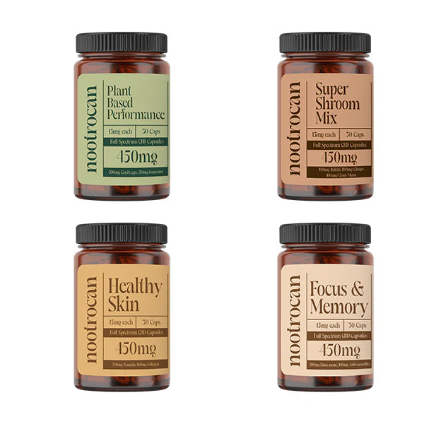 Nootrocan 450mg CBD Full Spectrum CBD Nootropic Capsules 30caps