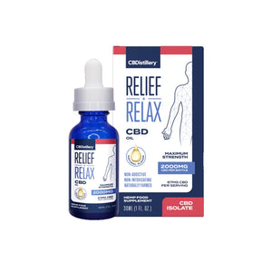 CBD Distillary 2000mg CBD Relief CBD Oil 30ml