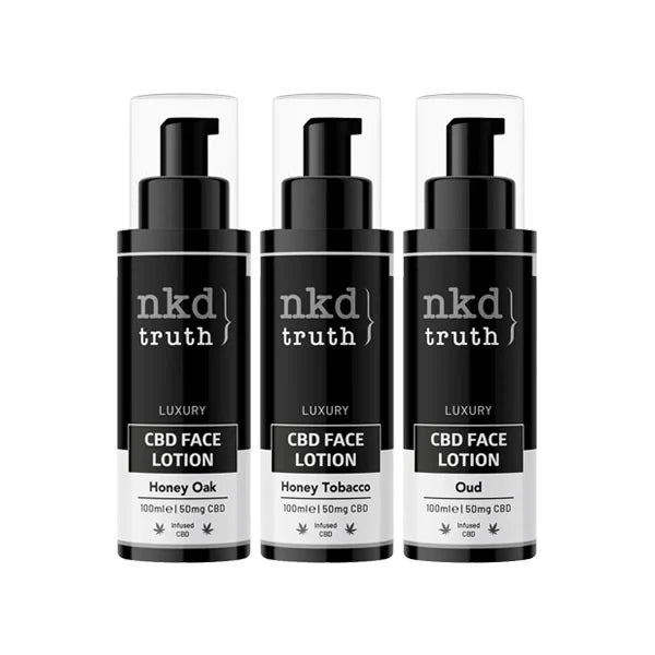 NKD 50mg CBD Face Lotion Product 100ml