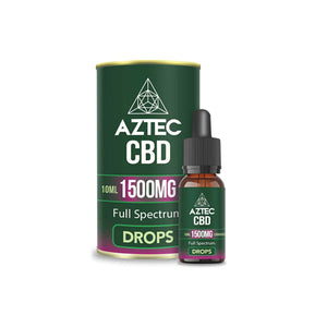 Aztec CBD 1500mg CBD Full Spectrum Hemp Oil CBD Oil 10ml