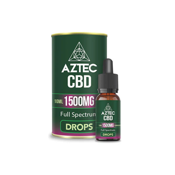 Aztec CBD 1500mg CBD Full Spectrum Hemp Oil CBD Oil 10ml