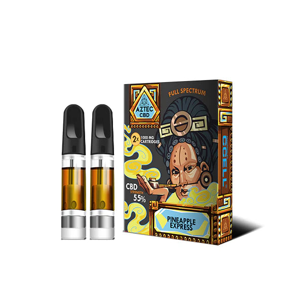 Aztec CBD 1000mg CBD Cartridge Vape Kit 1ml