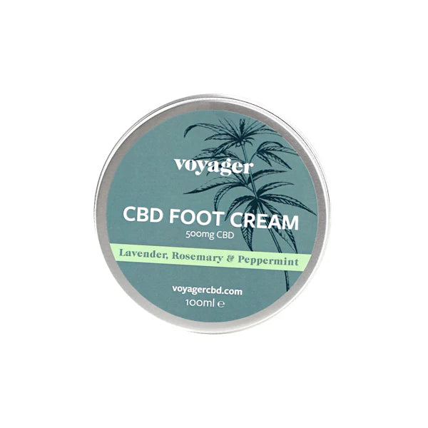 Voyager 500mg CBD Foot Cream Product 100ml