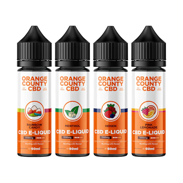 Orange County 1500mg CBD E Product 50ml