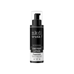 NKD 50mg CBD Peppermint Revitalizing Foot Balm Product 100ml