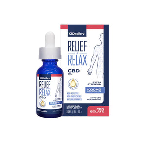 CBD Distillary 1000mg CBD Relief CBD Oil 30ml