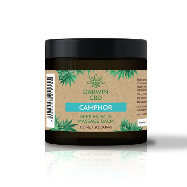 Darwin 3000mg CBD Camphor Massage Balm Product 60ml