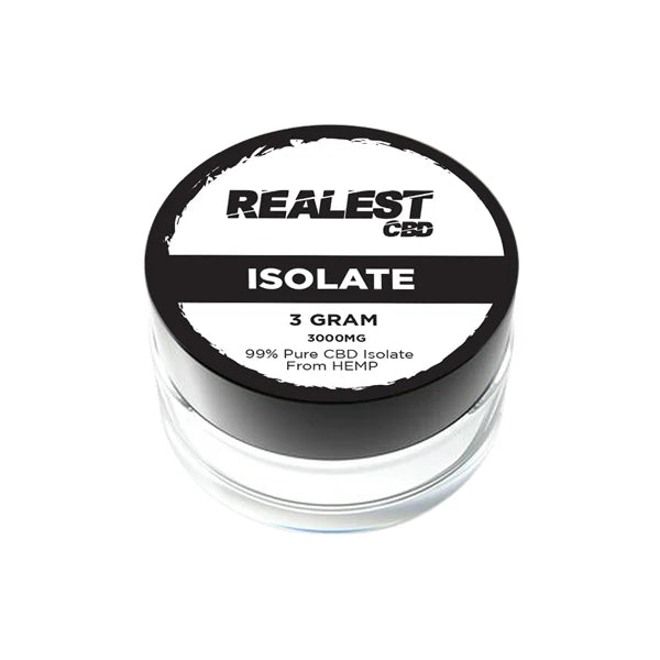 Realest CBD 3000mg CBD Isolate Product 1g