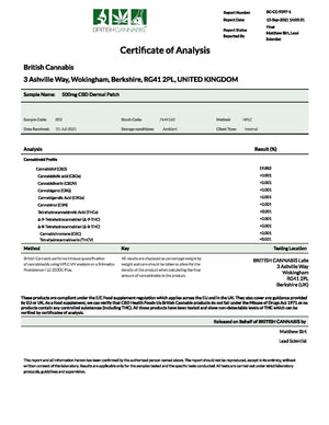 CBD By British Cannabis 500mg CBD by British Cannabis Product