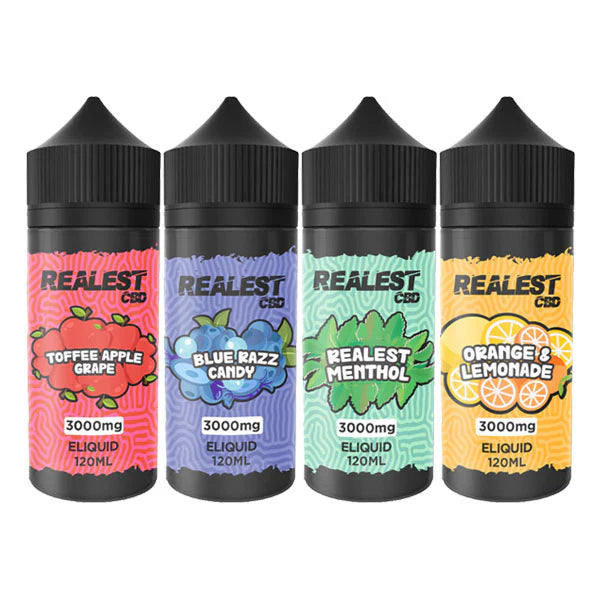 Realest CBD 3000mg CBD E Product 120ml
