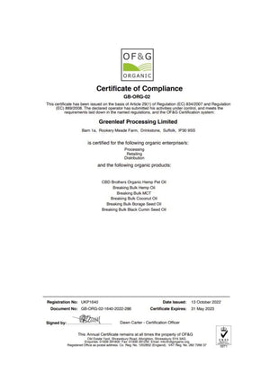 CBD Brothers CBD Brothers Organic Pet Hemp Oil CBD Oil 30ml