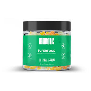 Hembiotic 2750mg CBD Bulk Functional CBD CBD Gummies 550g