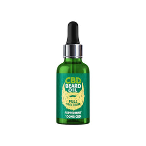 CBD Embrace 100mg CBD Full Spectrum CBD Peppermint Beard CBD Oil 30ml