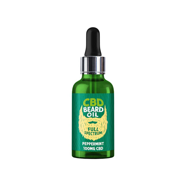 CBD Embrace 100mg CBD Full Spectrum CBD Peppermint Beard CBD Oil 30ml