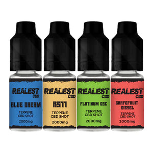 Realest CBD 2000mg CBD Booster Shot Product 10ml