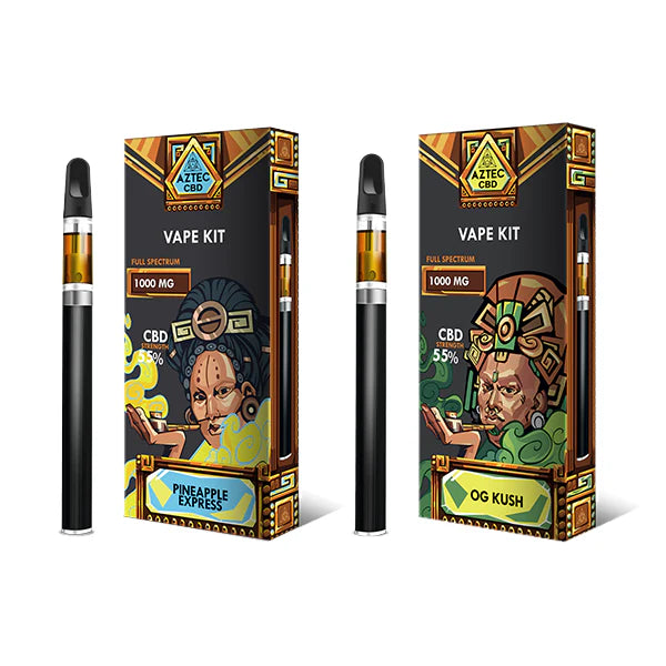 Aztec CBD 1000mg CBD Vape Vape Kit 1ml