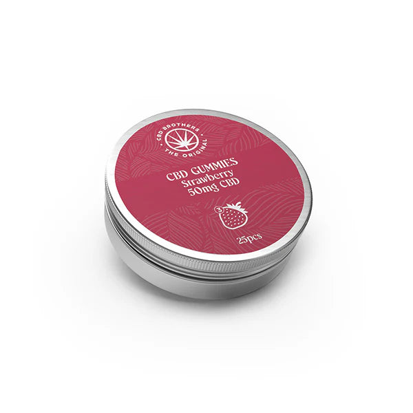 CBD Brothers 1250mg CBD CBD Strawberry CBD Gummies 30pcs