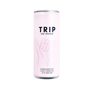 TRIP CBD 15mg CBD Infused Elderflower & Mint Drink Product 250ml