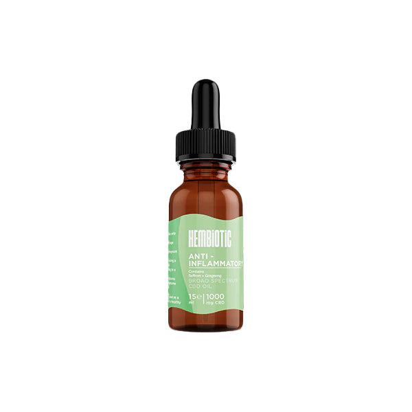 Hembiotic 1000mg CBD Oil CBD Oil 15ml