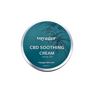 Voyager 750mg CBD Soothing Cream Product 150ml