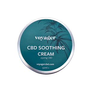 Voyager 250mg CBD Soothing Cream Product 50ml