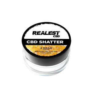 Realest CBD 2000mg CBD Shatter Product 1g