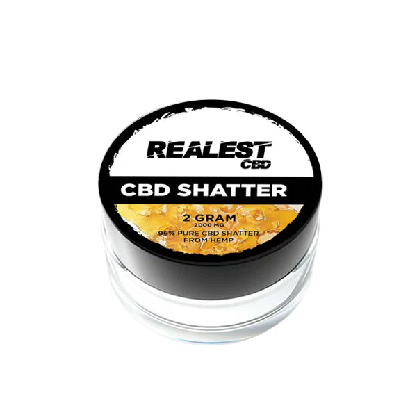 Realest CBD 2000mg CBD Shatter Product 1g