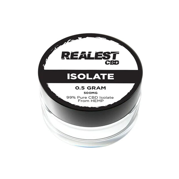 Realest CBD 500mg CBD Isolate Product 1g