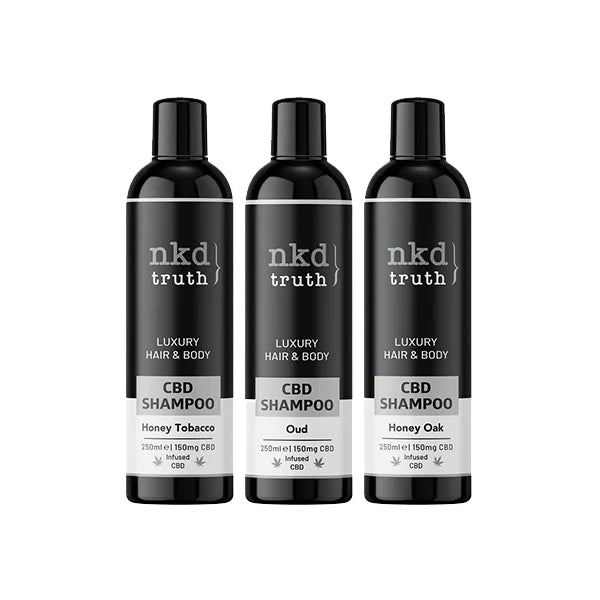 NKD 150mg CBD Hair and Body Shampoo Product 250ml