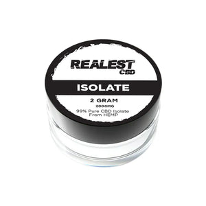 Realest CBD 2000mg CBD Isolate Product 1g
