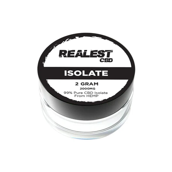 Realest CBD 2000mg CBD Isolate Product 1g