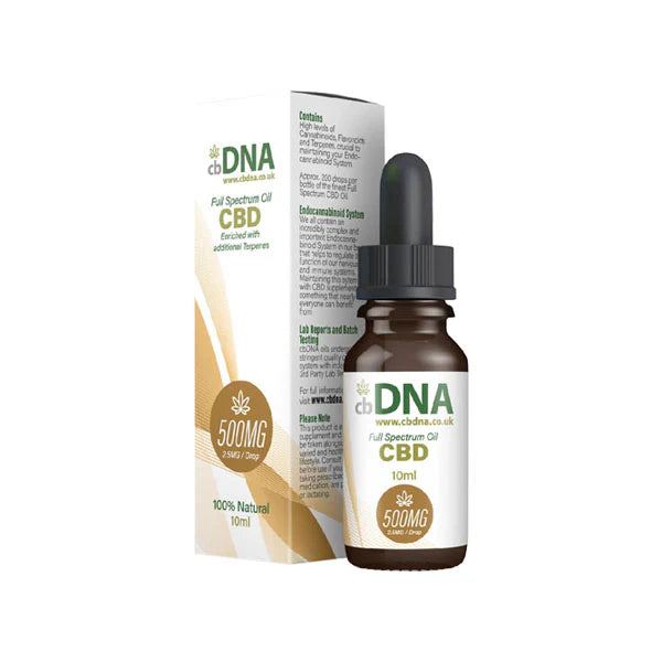 CdDNA 500mg CBD Full Spectrum CBD CBD Oil 10ml