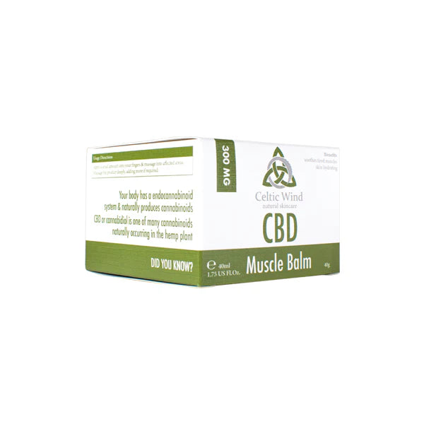 Celtic Wind Crops 300mg CBD Muscle Balm Product 40ml